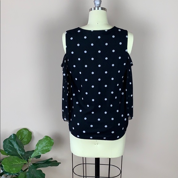 INC International Concepts Black & White Top Small - Picture 4 of 5